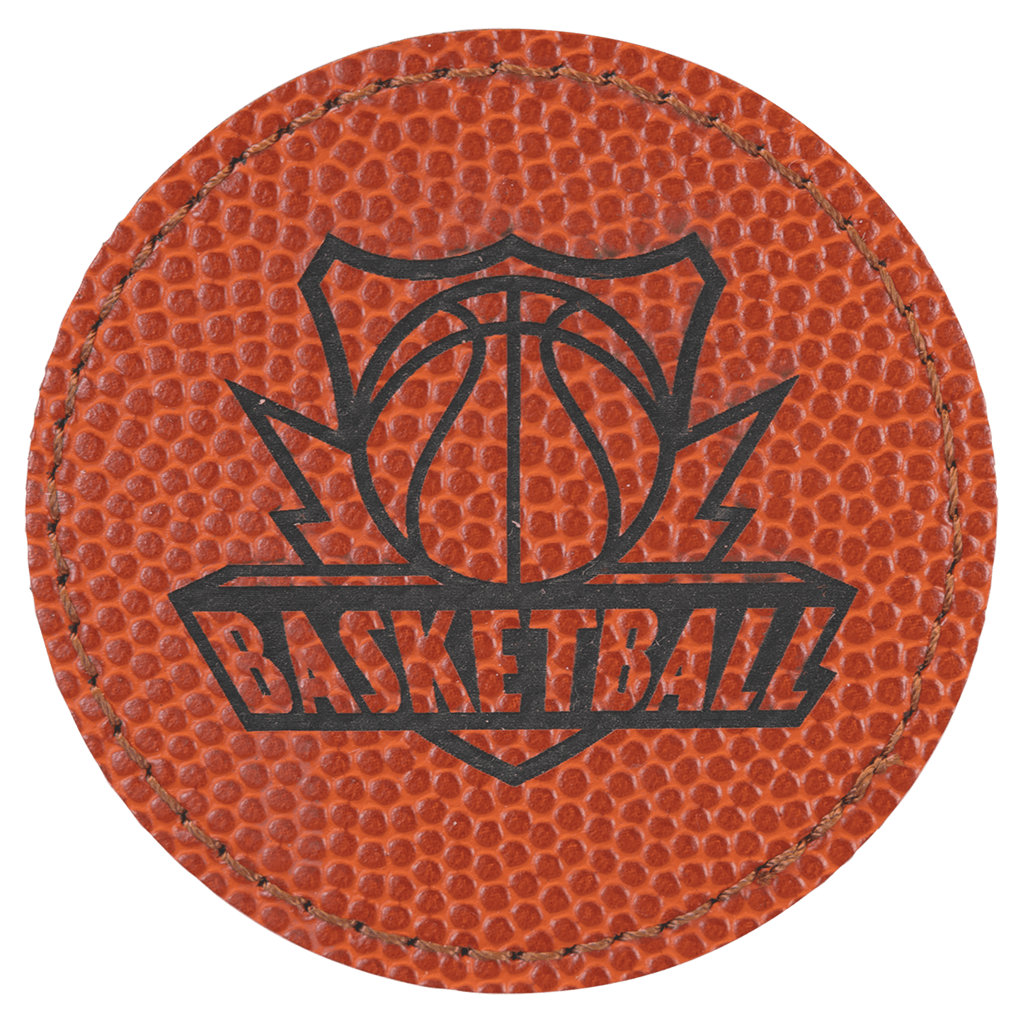 Round Leatherette Patch with Adhesive 2.5"