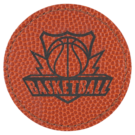 Round Leatherette Patch with Adhesive 2.5"