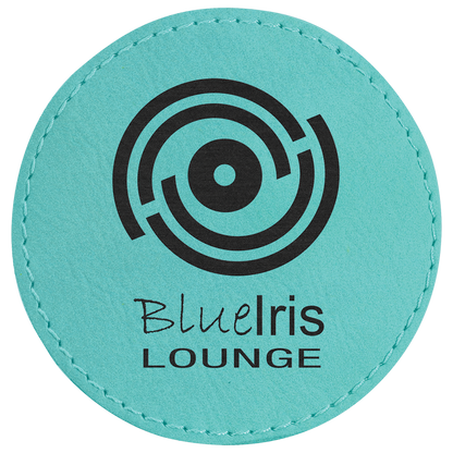 Round Leatherette Patch with Adhesive 3"