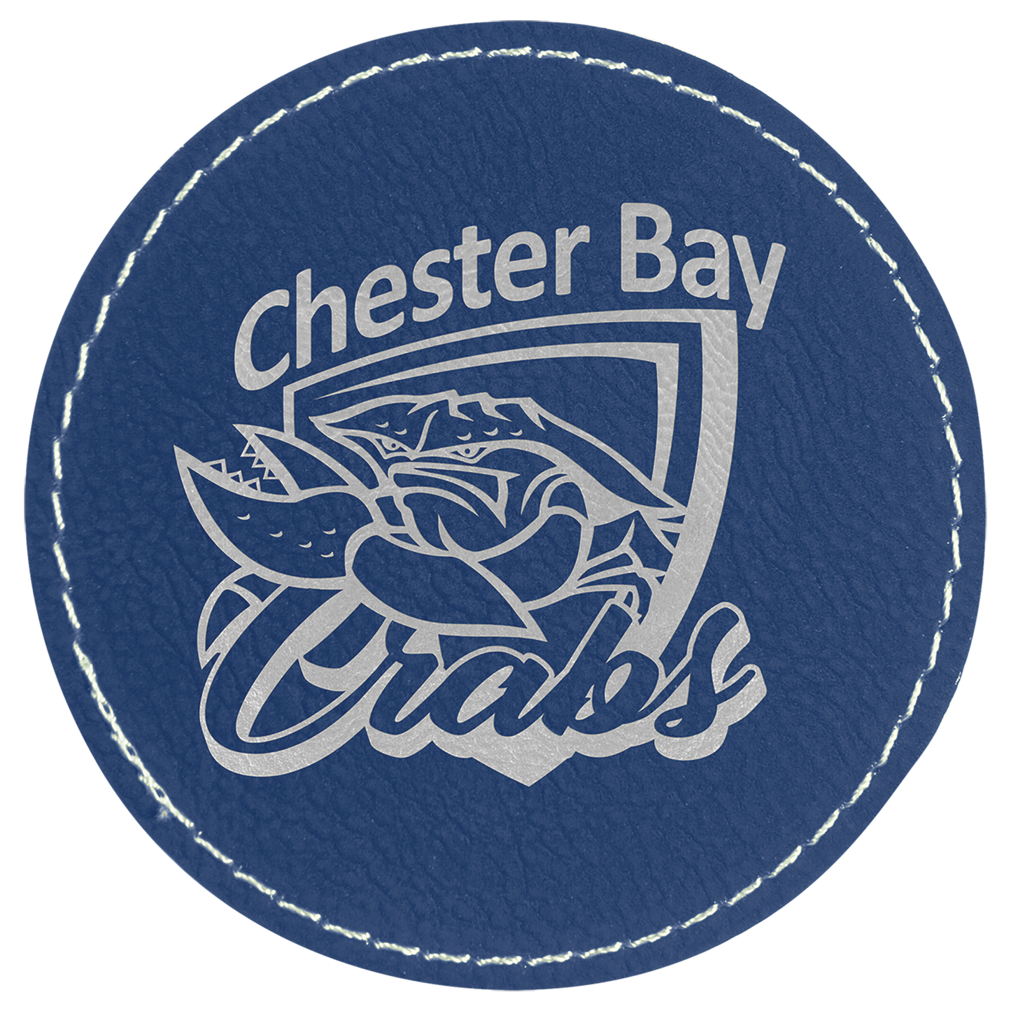 Round Leatherette Patch with Adhesive 3"