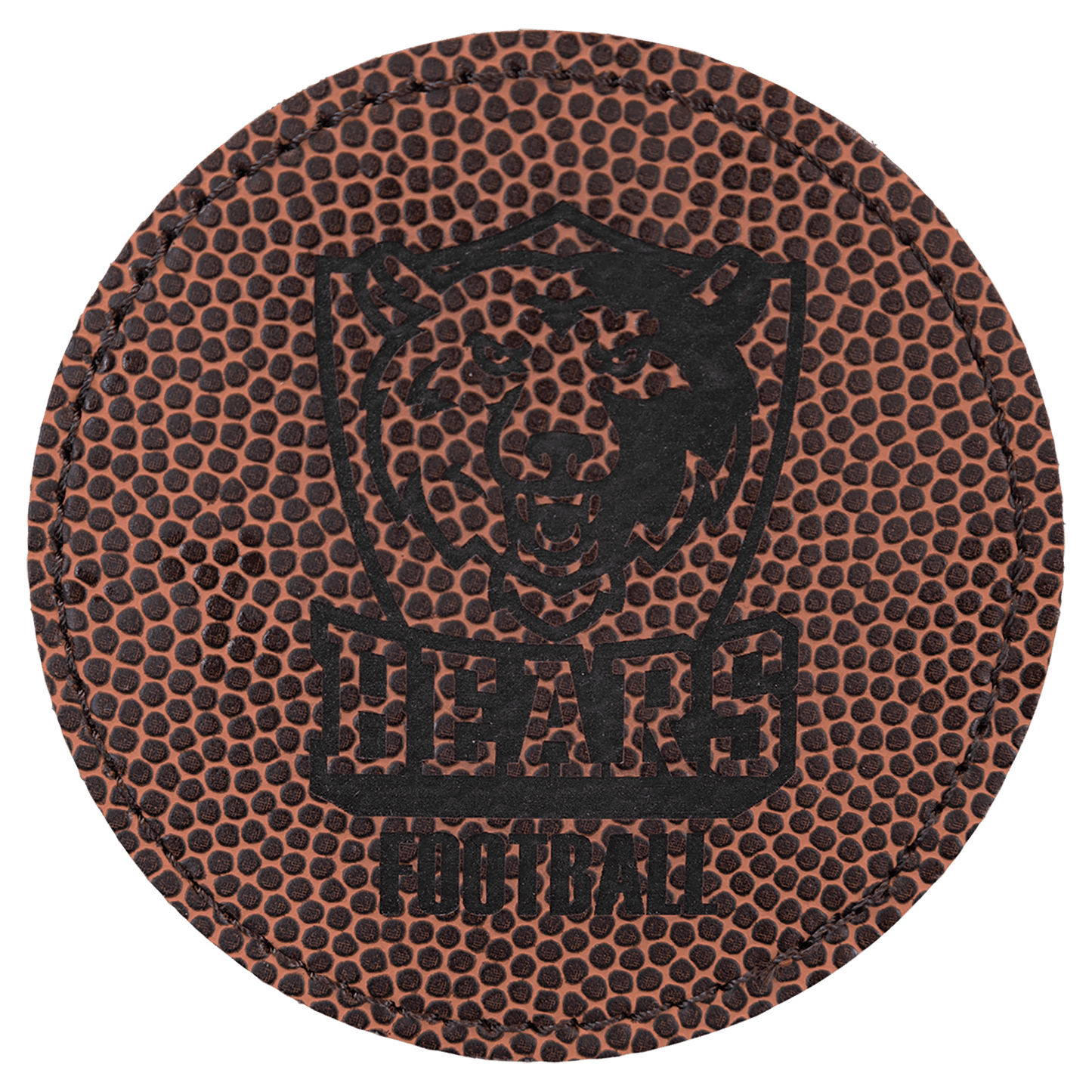 Round Leatherette Patch with Adhesive 3"