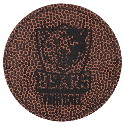 Round Leatherette Patch with Adhesive 3"