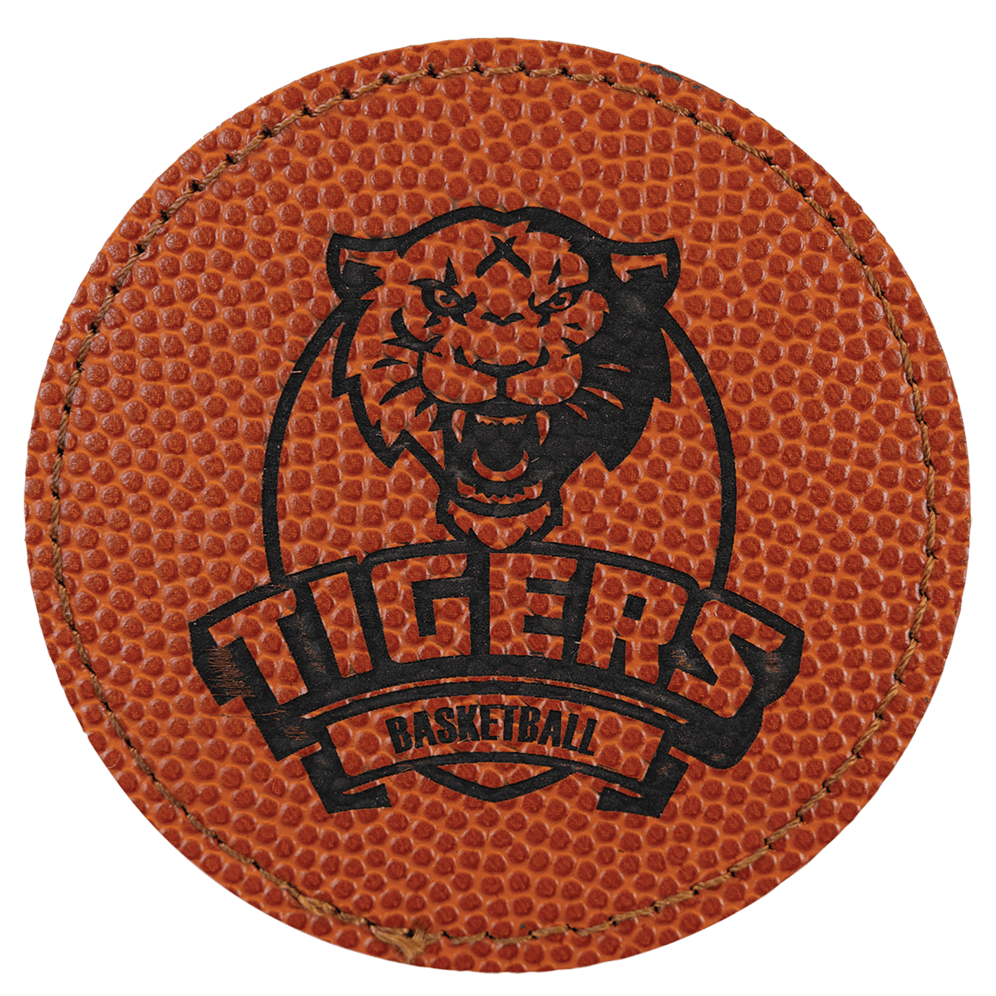 Round Leatherette Patch with Adhesive 3"