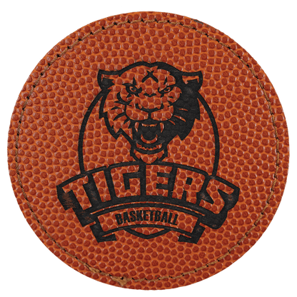 Round Leatherette Patch with Adhesive 3"