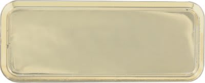 Gold Round Corner Plastic Badge Frame