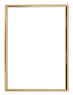Gold Self-Adhesive Slide-In Frame for Mounting to Plaque