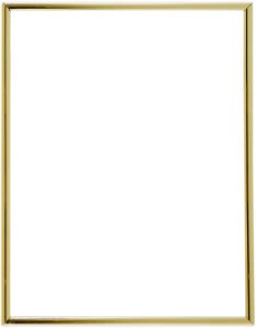 Gold Self-Adhesive Slide-In Frame for Mounting to Plaque