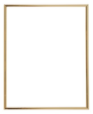 Gold Self-Adhesive Slide-In Frame for Mounting to Plaque