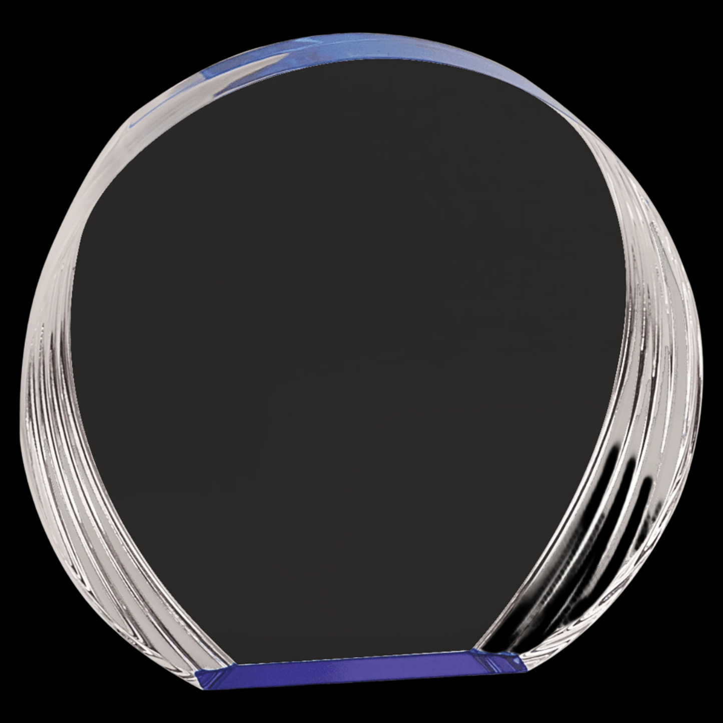 Blue Round Acrylic