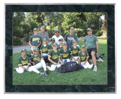 Black Marble Finish Slide-In Frame Plaque with Window