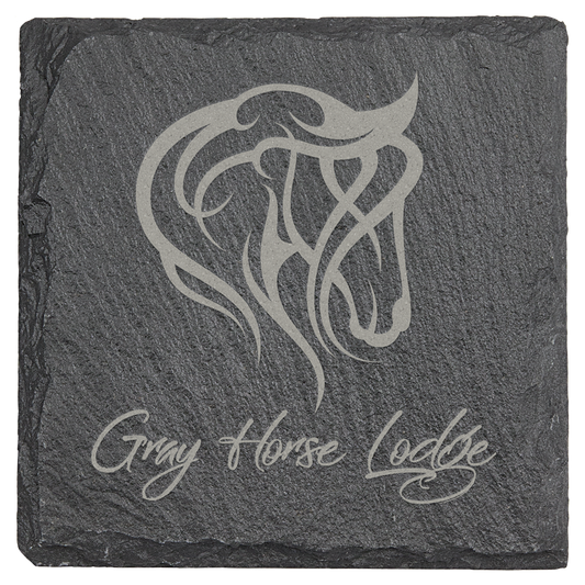 4" Square Slate Coaster