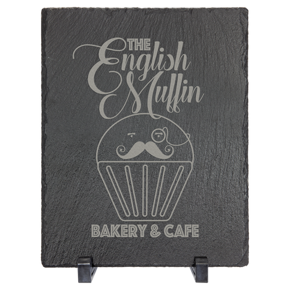 Rectangle Slate Plaque with Plastic Feet