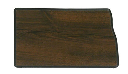 Walnut Finish Black Edge State Plaque