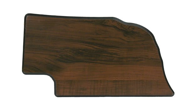 Walnut Finish Black Edge State Plaque