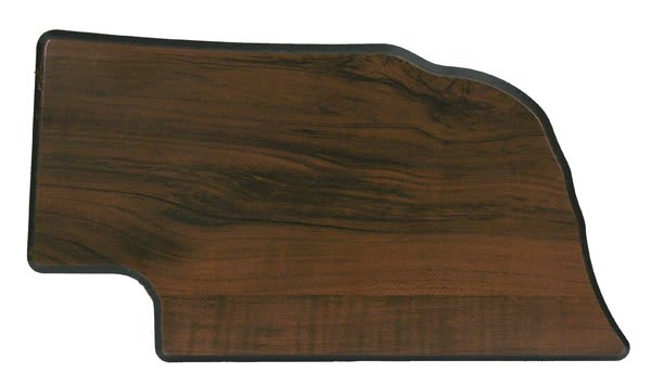Walnut Finish Black Edge State Plaque