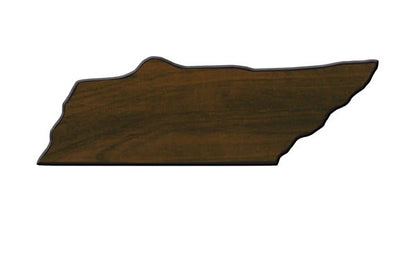 Walnut Finish Black Edge State Plaque