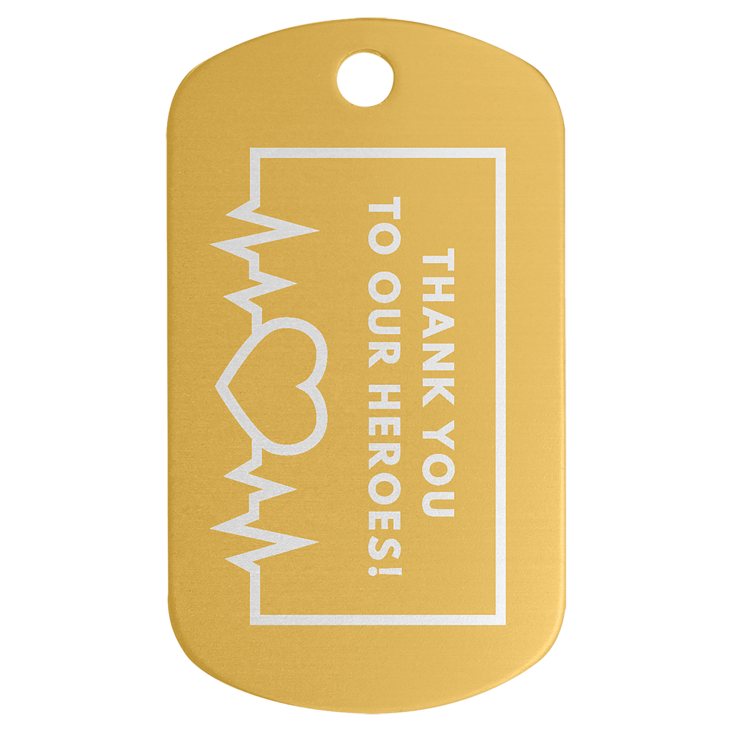 Anodized Aluminum G.I. Tag