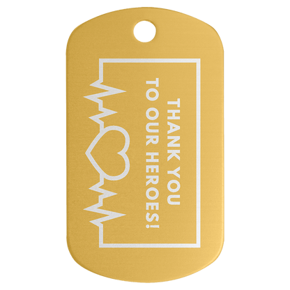 Anodized Aluminum G.I. Tag