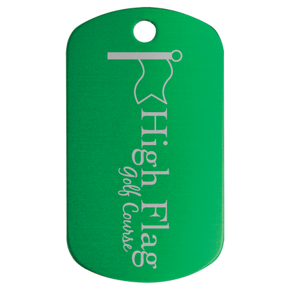 Anodized Aluminum G.I. Tag
