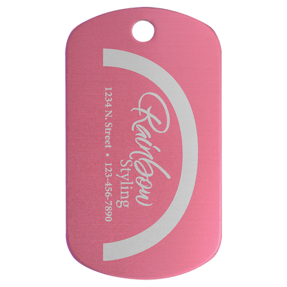 Anodized Aluminum G.I. Tag