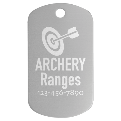 Anodized Aluminum G.I. Tag