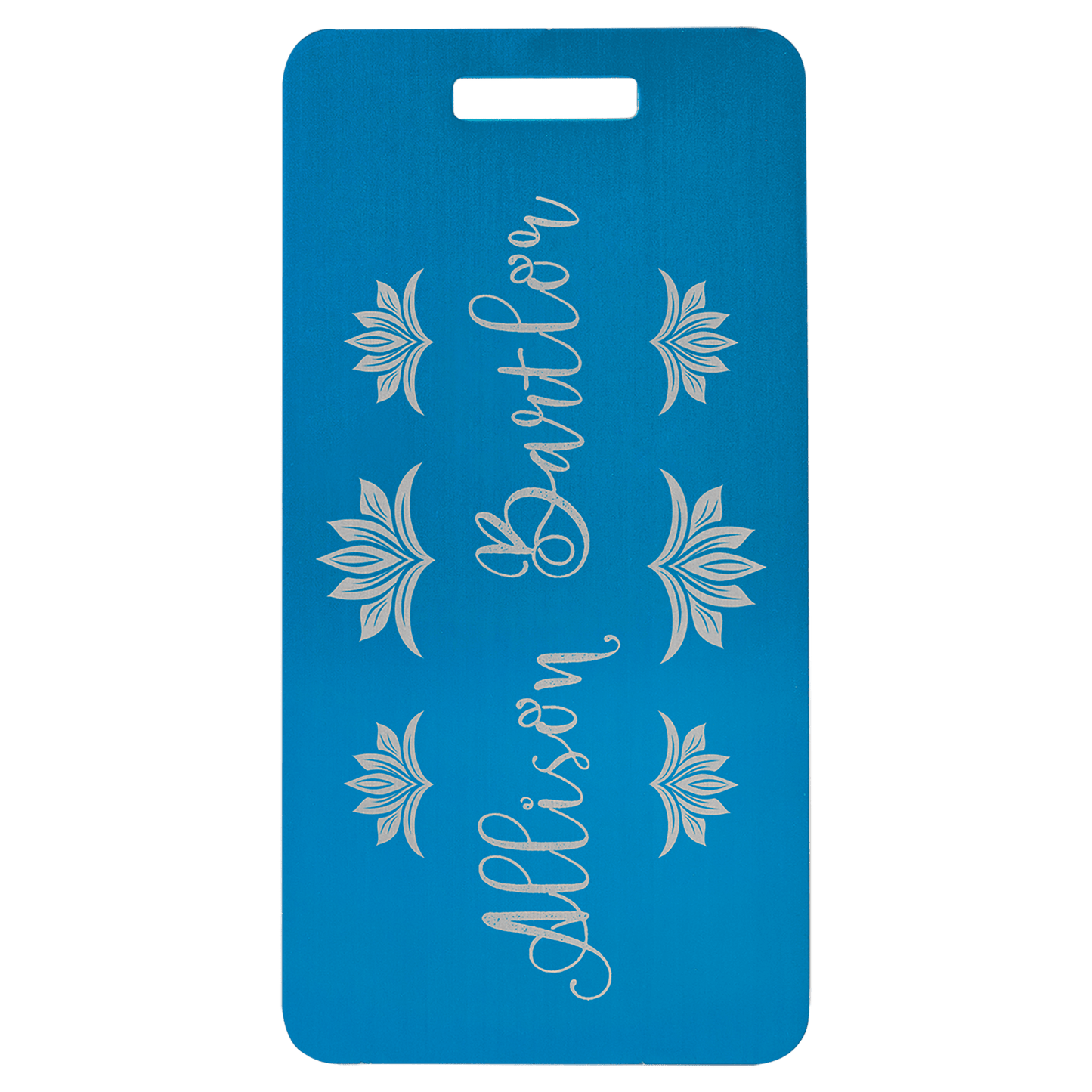 Anodized Aluminum Luggage Tag 3.875" x 2"