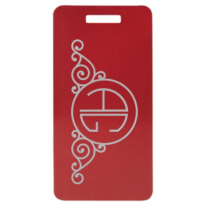 Anodized Aluminum Luggage Tag 3.875" x 2"