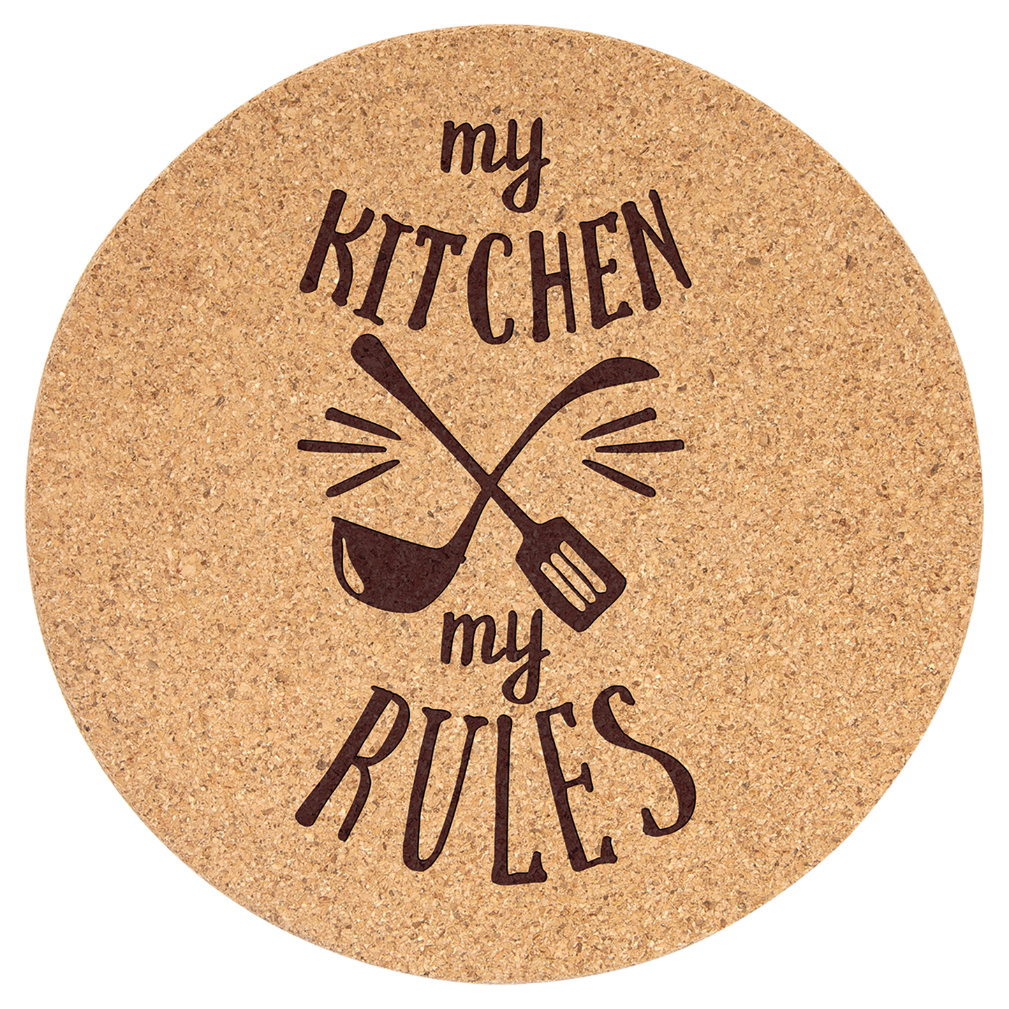 7.5" Round Cork Trivet
