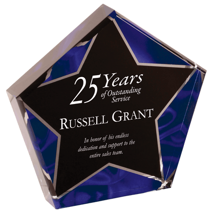 Star Blue Velvet Acrylic