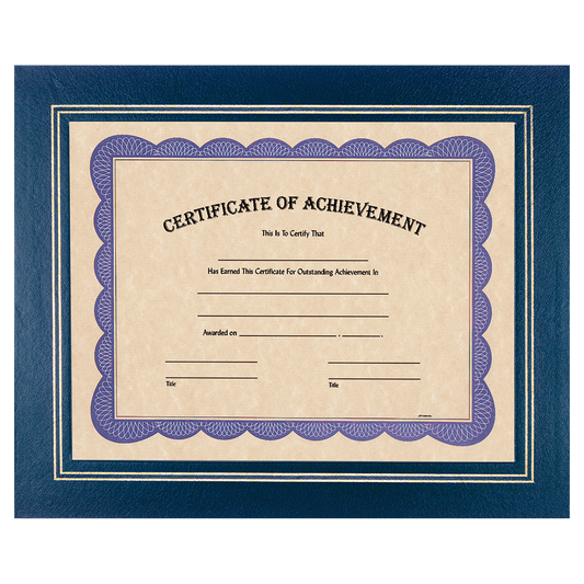 Gold Border Certificate Holder